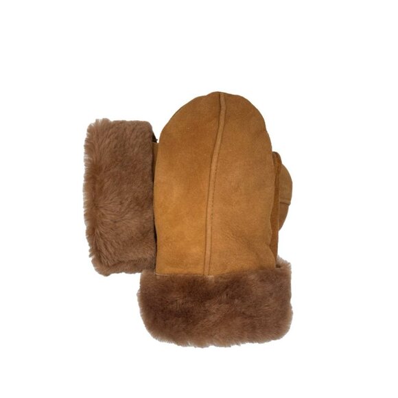 Shearling Sheepskin Leather Mittens – Winter Mittens for Men & Wom… - Picture 3 of 8